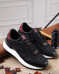 Monaco Negro - Tenis en cuero