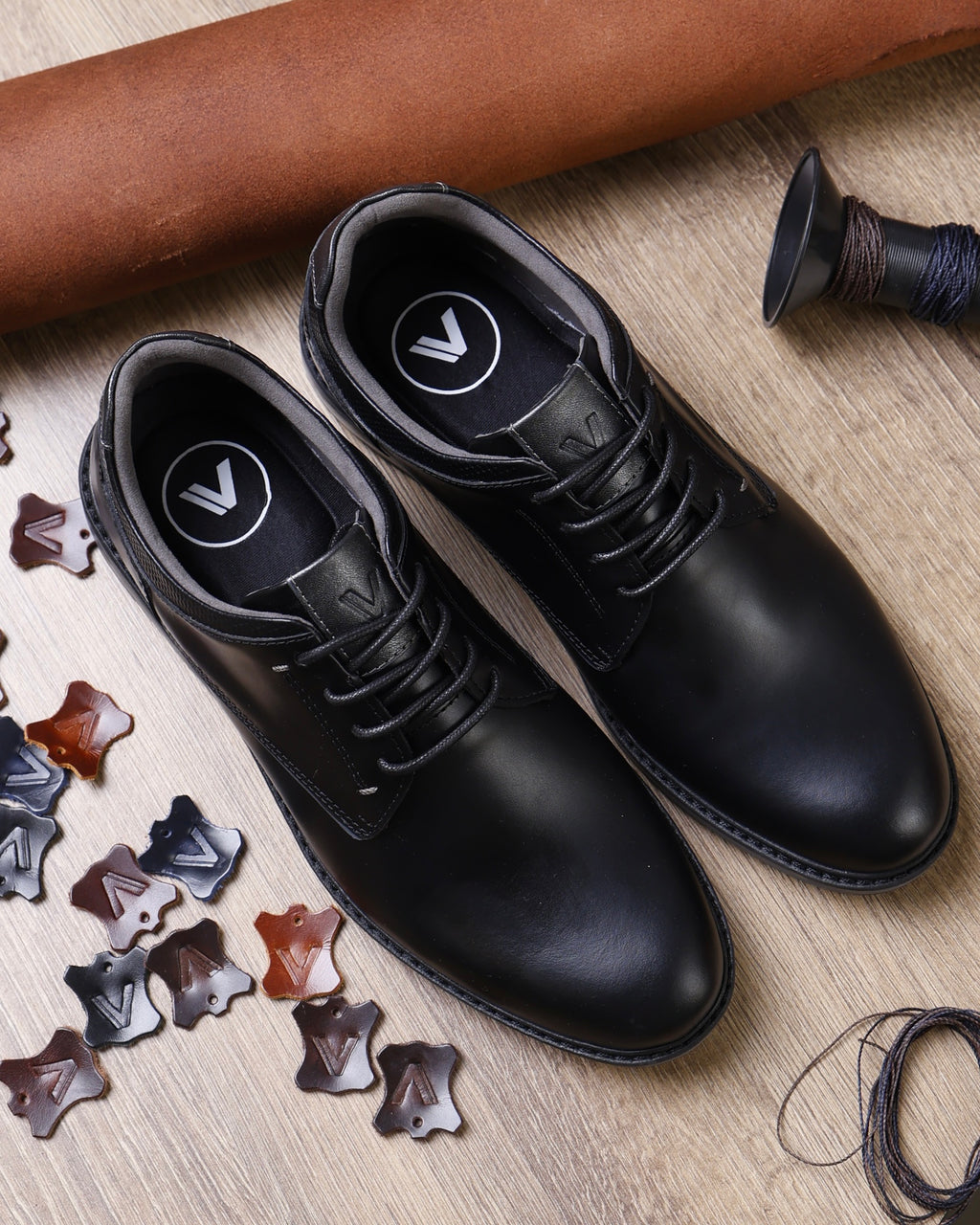 Praga Negro- Casual en cuero